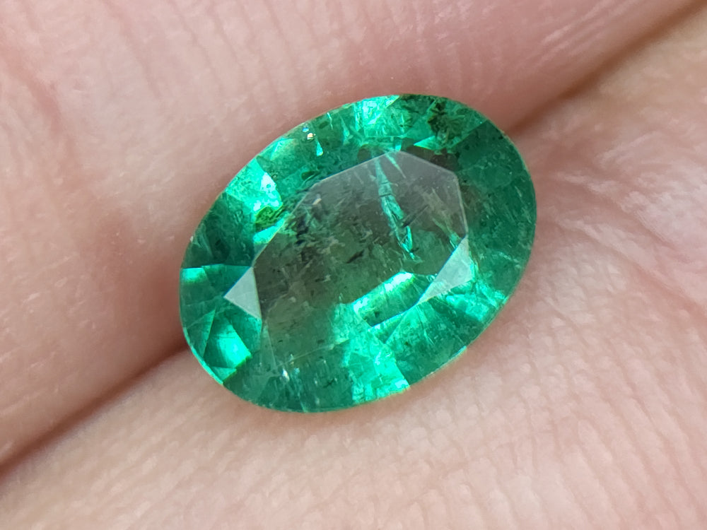1ct natural emerald gemstones igczm154 - imaangems