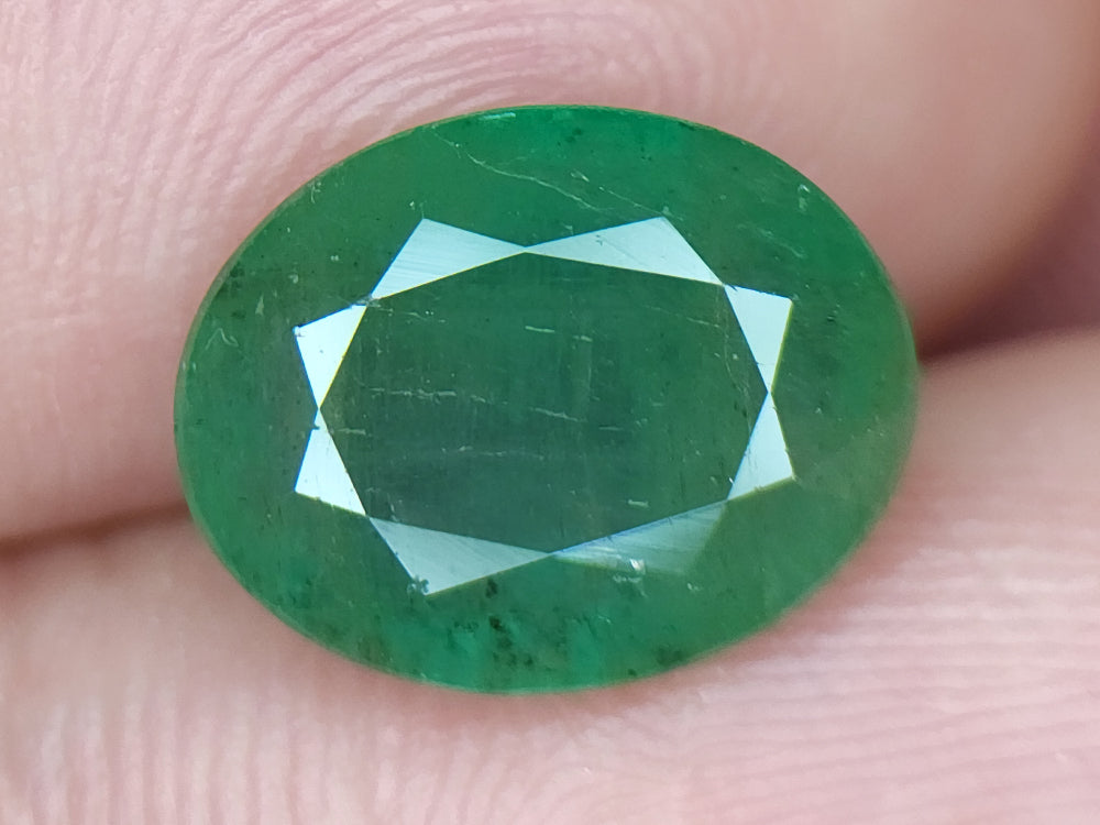 5.25ct natural emerald gemstones igczm02 - imaangems