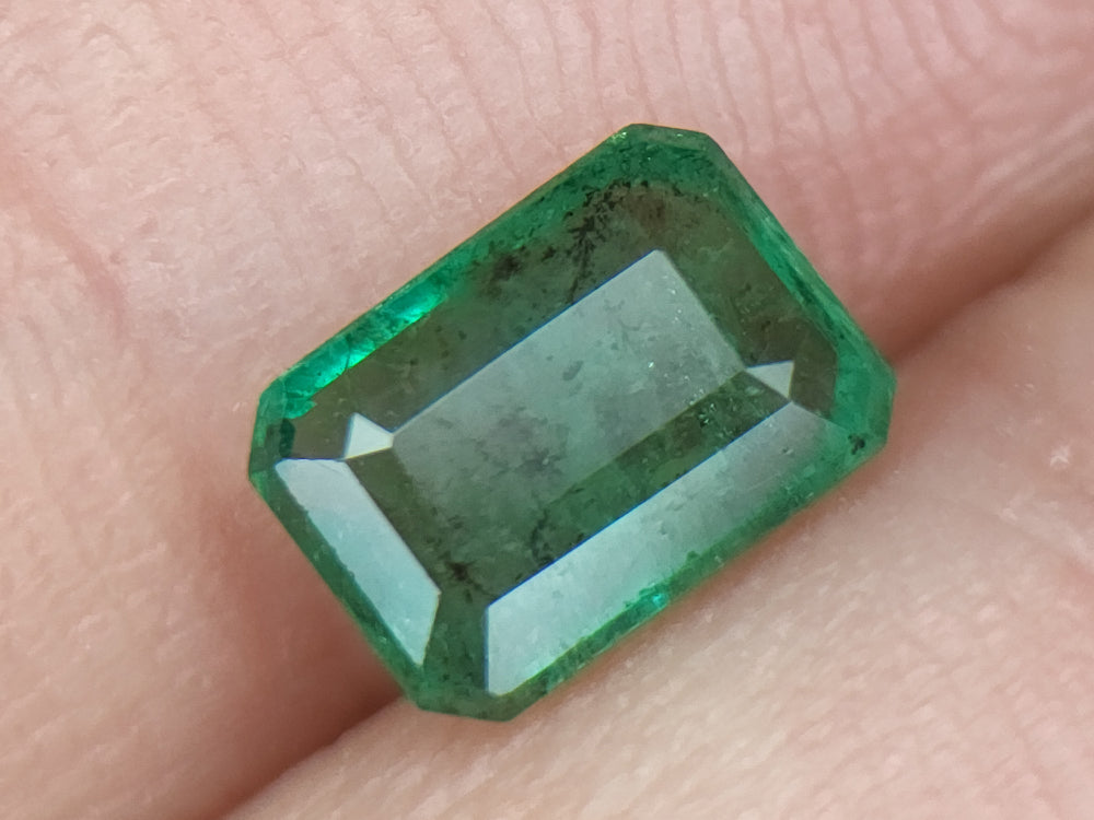 1ct natural emerald gemstones igczm128 - imaangems