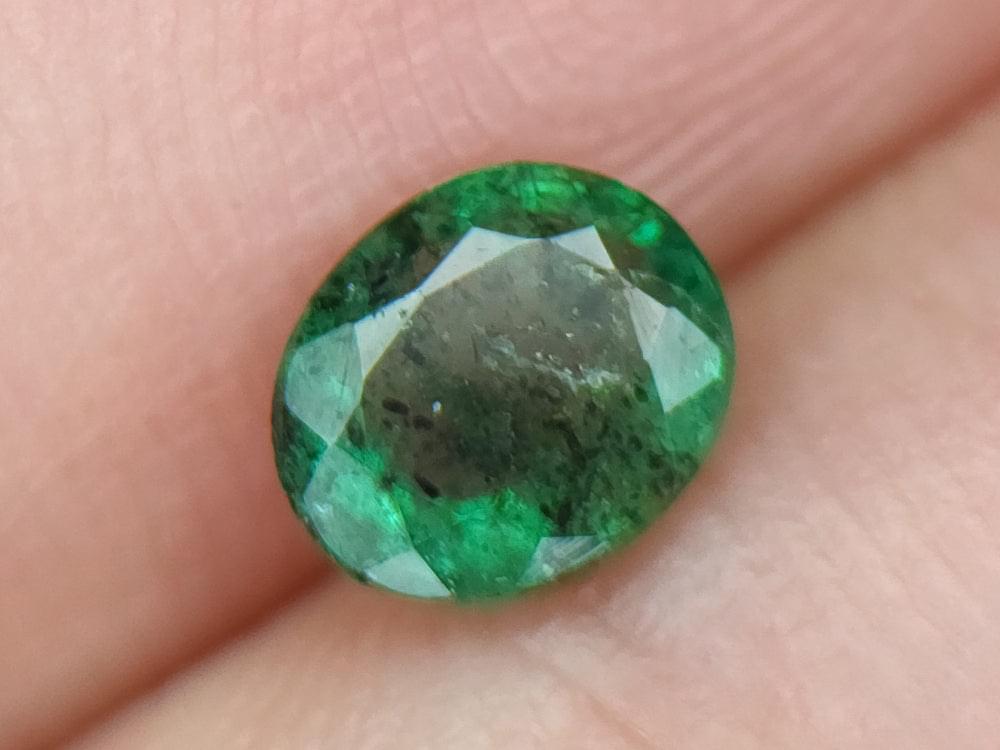 0,68 ct natürliche Smaragd-Edelsteine ​​igczm139