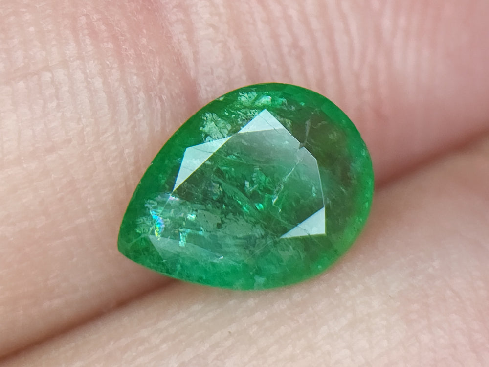 1.28ct natural emerald gemstones igczm49 - imaangems