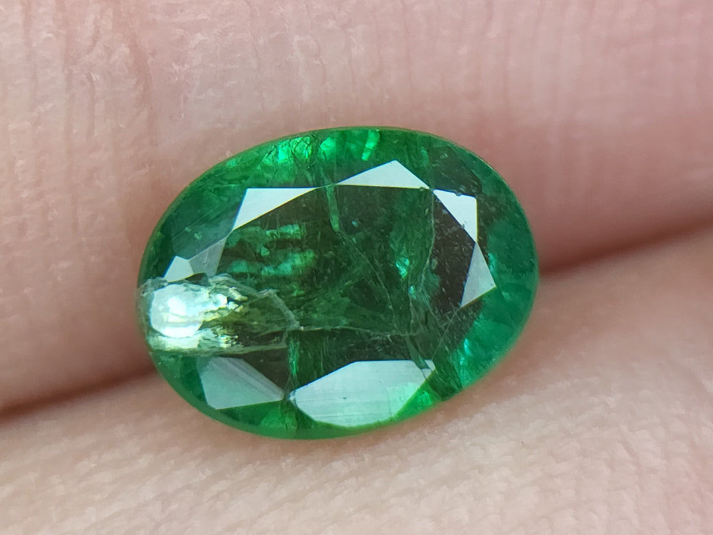 1.14ct natural emerald gemstones igczm56 - imaangems