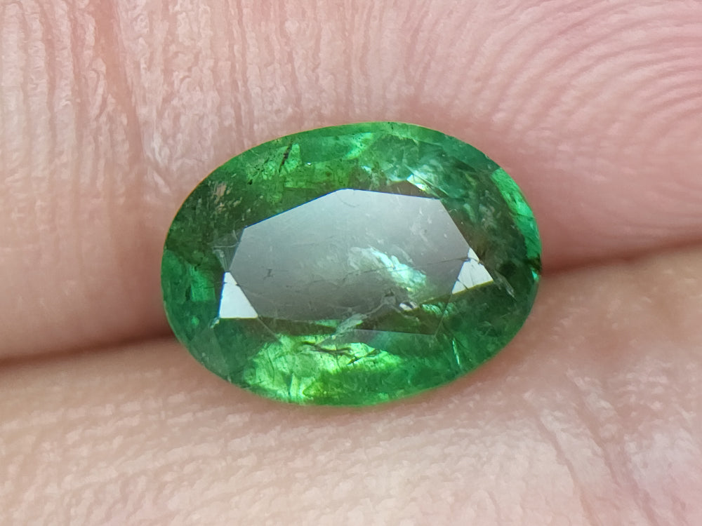 1.74ct natural emerald gemstones igczm76 - imaangems