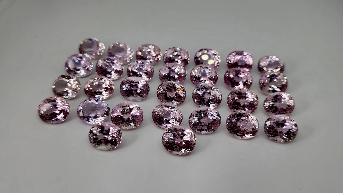 Natural calibrated Kunzite gemstone 04